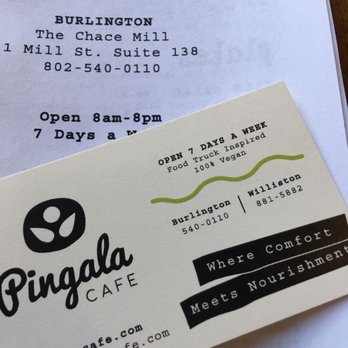 Pingala Cafe and Eatery - Chace Mill - Vegan Near Me - Burlington, Vermont Pingala Cafe and Eatery - Chace Mill - Vegan Near Me - Burlington, Vermont