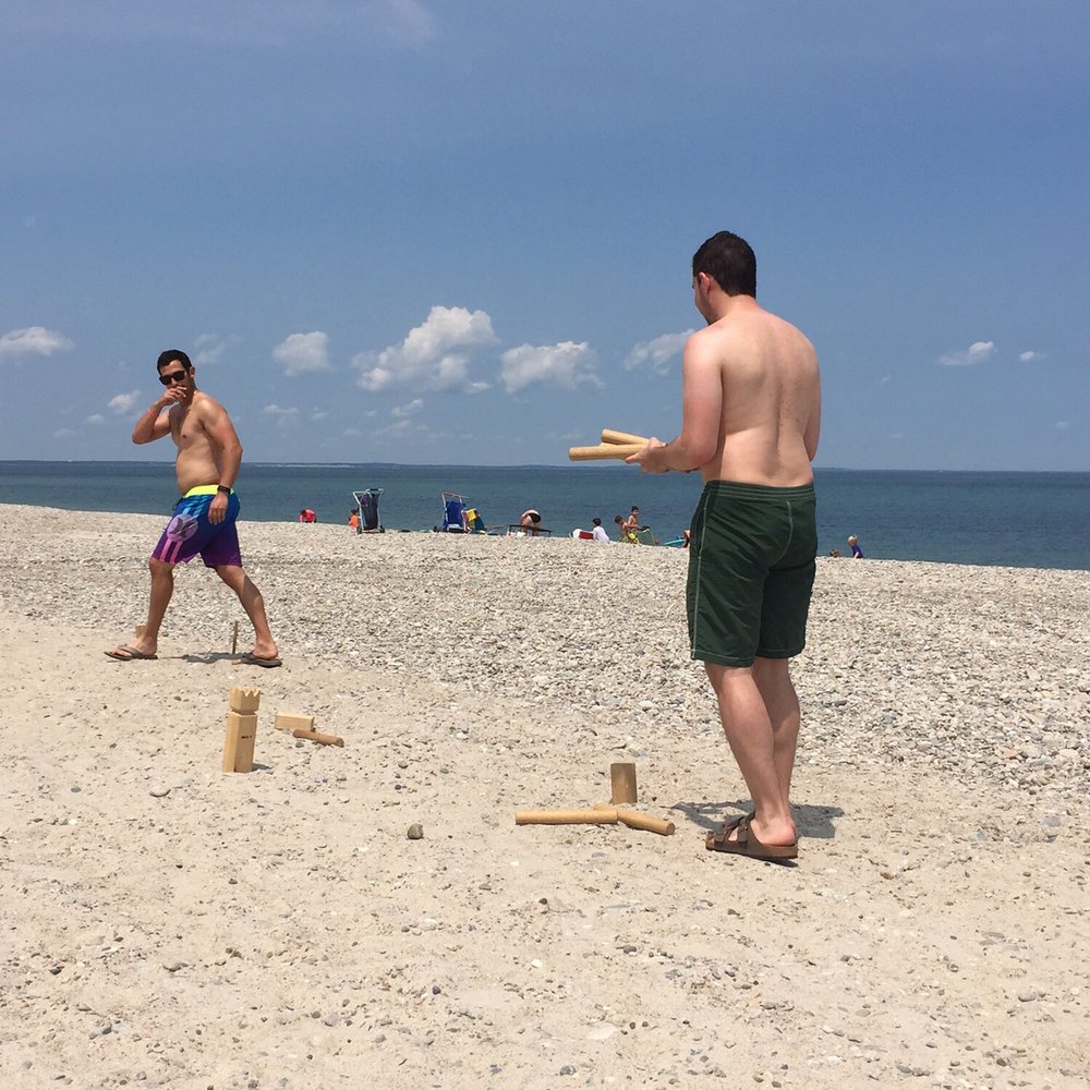 Sandy Neck Beach Park - Playing koob (notice we had to wear sandals) - Beaches Near Me - Barnstable, Massachusetts Sandy Neck Beach Park - Playing koob (notice we had to wear sandals) - Beaches Near Me - Barnstable, Massachusetts