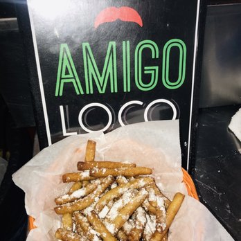 Amigo Locos - Hello amigos, how's you day going? Come and try our new dessert , funnel fried cake is here!!
#amigolocomarshall #funnelfriedcake - Mexican Near Me - Marshall, Arkansas Amigo Locos - Hello amigos, how's you day going? Come and try our new dessert , funnel fried cake is here!!
#amigolocomarshall #funnelfriedcake - Mexican Near Me - Marshall, Arkansas
