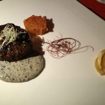 Hansik  - Beef burger with black sesame mousse - Korean Near Me - Auckland, AUK