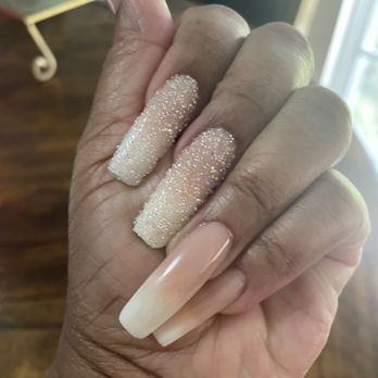 Babe Cave Nails and Spa - Ombré Pink & White - Eyelash Service Near Me - Lake Mary, Florida