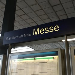 Bahnhof Frankfurt am Main Messe - Platform for Bahnhof Messe