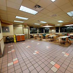 Wendy's - The dining area.