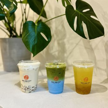 Odd One Out - Champion tea, blue matcha, yuzu Osmanthus oolong - Coffee & Tea Near Me - Los Angeles, California Odd One Out - Champion tea, blue matcha, yuzu Osmanthus oolong - Coffee & Tea Near Me - Los Angeles, California