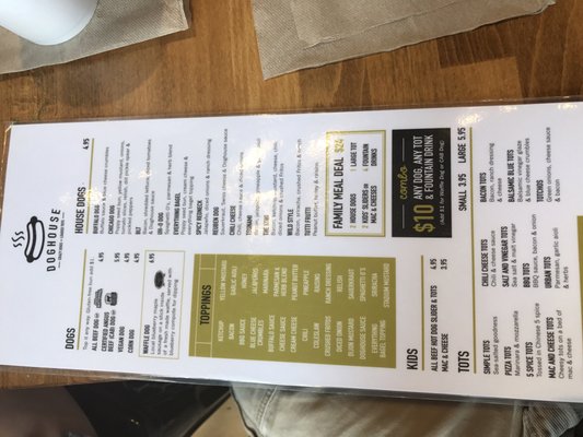 Menu photo 5 Doghouse Orlando, FL