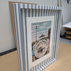 J White Framing - A fabric wrapped frame and mount
