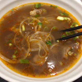 Ginger Pho - Pho with ox tail.  This is large size. Small is much smaller. - Vietnamese Near Me - North York, Ontario