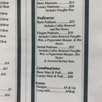 Elegant Nails - This is their menu of services. This place is awesome. Nice, friendly people. They take you in right away and make you feel comfortable. - Nail Salons Near Me - Lacey, Washington Elegant Nails - This is their menu of services. This place is awesome. Nice, friendly people. They take you in right away and make you feel comfortable. - Nail Salons Near Me - Lacey, Washington