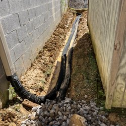 TopNotch Excavating - Heavy duty French drains
