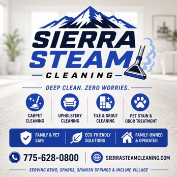 Sierra Steam Cleaning - Carpet Cleaning Near Me - Sparks, Nevada Sierra Steam Cleaning - Carpet Cleaning Near Me - Sparks, Nevada