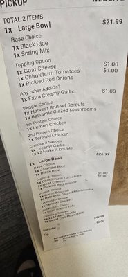 Menu photo 1 Boltiful Fresh Kitchen San Jose, CA Menu photo 1 Boltiful Fresh Kitchen San Jose, CA
