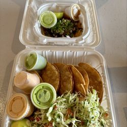 Mariscos El Chaparrito - The perfect lunch! Tacos Dorados & Asada taco (ala carte).