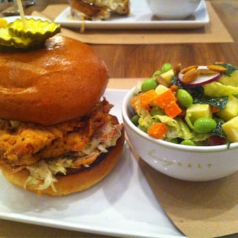 Honey Salt - Buttermilk fried chicken with chopped salad - New American Near Me - Las Vegas, Nevada