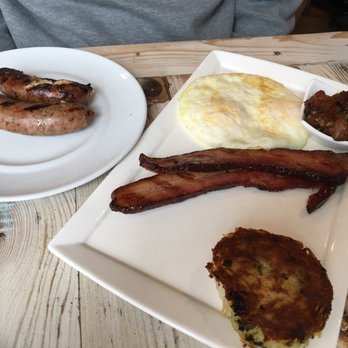 The Nash - Brunch Nation Breakfast with side order of sausage - Bars Near Me - Calgary, Alberta