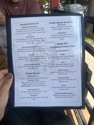 Menu photo 1 Grams Lewisburg, PA