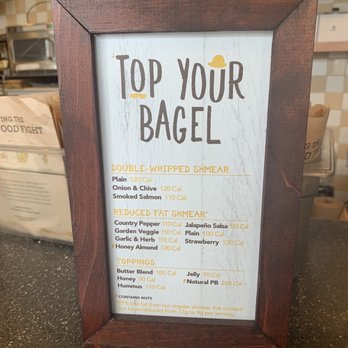 Einstein Bros. Bagels - Different cream cheese options - Bagels Near Me - Orlando, Florida Einstein Bros. Bagels - Different cream cheese options - Bagels Near Me - Orlando, Florida