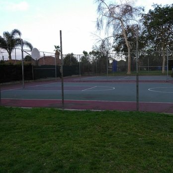 Cudahy Park - If you don't have a ball or a rim and you can't run on the court why would you bother with a fence right? Cudahy logic! - Parks Near Me - Cudahy, California