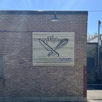 Northwestern Cutlery - You know you are in the correct parking lot when you see this sign. - Knife Sharpening Near Me - Chicago, Illinois
