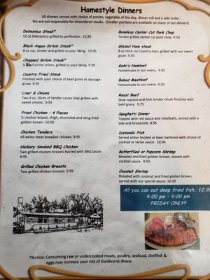 Menu photo 6 The Log Cabin Seneca, PA