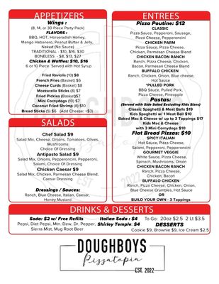 Menu photo 5 Doughboys Pizzatopia Portland, OR