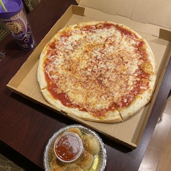 Pizza Villa & Restaurant - Large Cheese Pizza and garlic knots. - Pizza Near Me - Brooksville, Florida Pizza Villa & Restaurant - Large Cheese Pizza and garlic knots. - Pizza Near Me - Brooksville, Florida