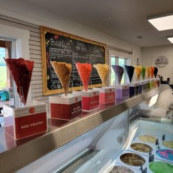 Third Day Market - Different cone flavors to go with different ice cream flavors!