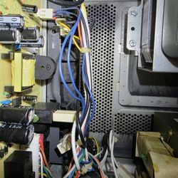 We Fix Appliance Repair - Inside of microwave