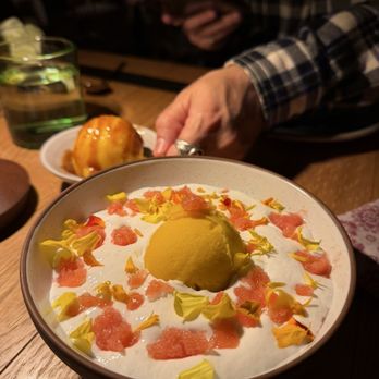 Valley Goat - Mango Sticky Rice $16. Mango Tamarind Ice Cream $6 - New American Near Me - Sunnyvale, California Valley Goat - Mango Sticky Rice $16. Mango Tamarind Ice Cream $6 - New American Near Me - Sunnyvale, California