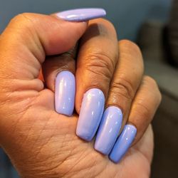 Morris Nails and Spa - They did it again! I love my lavender dipped nails!