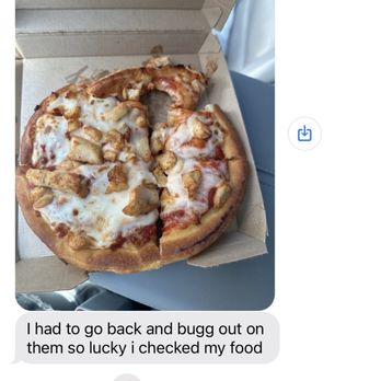 Pizza Hut - Pizza eaten by employee and put back - Pizza Near Me - Mesa, Arizona