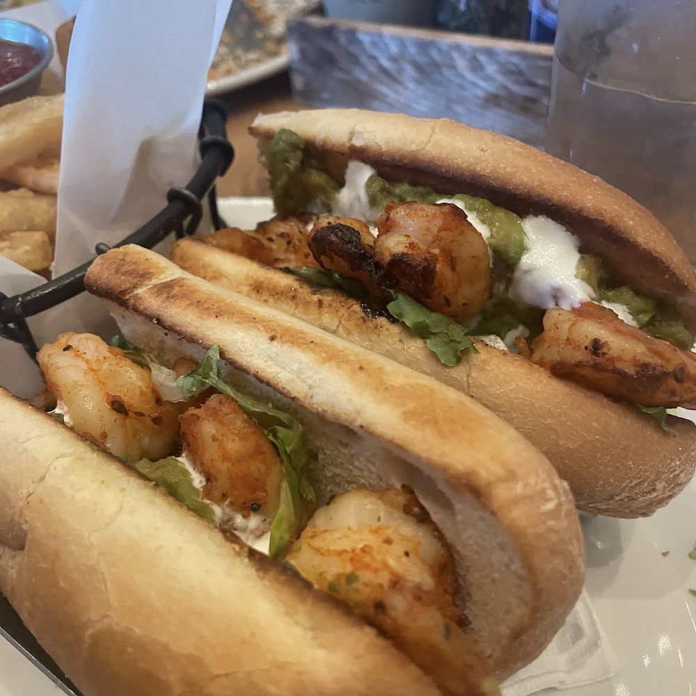 Blackened Shrimp & Avocado Po' Boy Blackened Shrimp & Avocado Po' Boy
