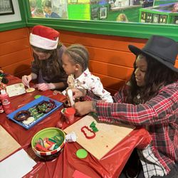 Preschool of Aliso Viejo - Christmas party with school friends & family