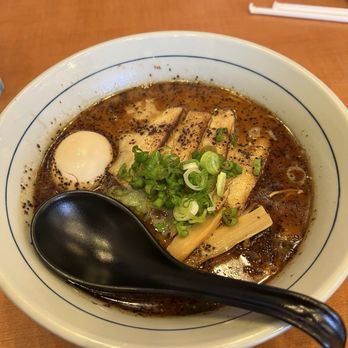 Great Tiger Ramen - Tonkatsu ramen with black garlic oil - Ramen Near Me - Long Beach, California
