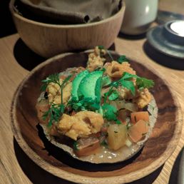 Maine uni tostada