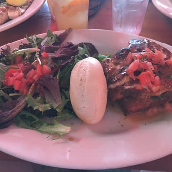 The Red Bar - Full dish with side salad and grit cake. 5 stars for sure. - Bars Near Me - Santa Rosa Beach, Florida The Red Bar - Full dish with side salad and grit cake. 5 stars for sure. - Bars Near Me - Santa Rosa Beach, Florida
