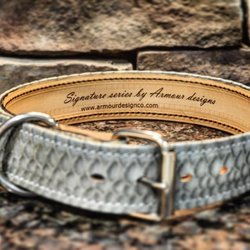 Armour Designs - Leather dog collars