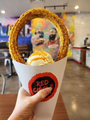 Red Circle Ice Cream & Churros by null