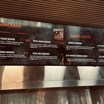 Smashed N Sauced - 2026 menu - Fast Food Near Me - Austin, Texas Smashed N Sauced - 2026 menu - Fast Food Near Me - Austin, Texas
