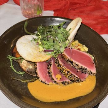 Vintana Wine + Dine - Everything Crusted Ahi Tuna - New American Near Me - Escondido, California Vintana Wine + Dine - Everything Crusted Ahi Tuna - New American Near Me - Escondido, California