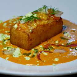 V Zátiší - 1st Course (Potato Cake)