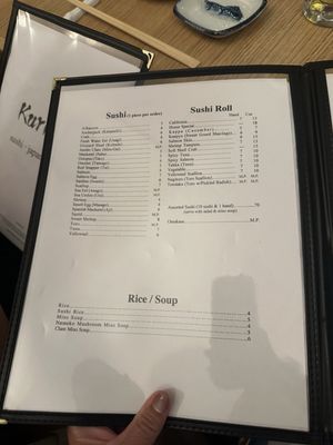Menu photo 2 Kurisaki Redondo Beach, CA