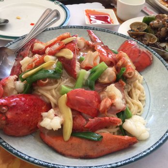 King Palace - Lobster noodle and clams with black bean sauce - Chinese Near Me - San Ramon, California King Palace - Lobster noodle and clams with black bean sauce - Chinese Near Me - San Ramon, California