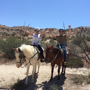 Rainbow Ridge Ranch - Me and my husband, we did it! Hooray! - Horseback Riding Near Me - Palmdale, California
