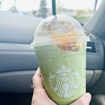 Starbucks - Matcha Crème Frappuccino (seasonal drink from March). - Coffee & Tea Near Me - San Dimas, California Starbucks - Matcha Crème Frappuccino (seasonal drink from March). - Coffee & Tea Near Me - San Dimas, California