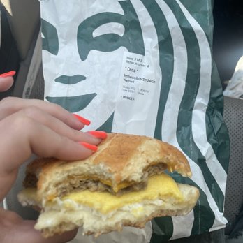 Starbucks - Impossible breakfast sandwich - Coffee & Tea Near Me - Brooklyn, New York