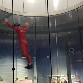 iFLY Indoor Skydiving - Atlanta - An Instructor in the wind tunnel - Skydiving Near Me - Atlanta, Georgia
