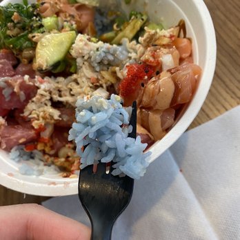 Paddles Up Poke - 9th St - Blue rice base - Poke Near Me - Boise, Idaho Paddles Up Poke - 9th St - Blue rice base - Poke Near Me - Boise, Idaho