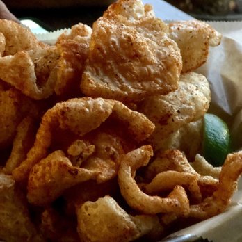 Atlas Tavern - Pork cracklins w. blackened cajun dry rub (excellent with a spritz of provided lime) - Pubs Near Me - Columbus, Ohio