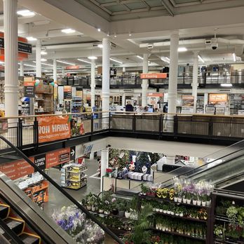 The Home Depot - Central area in the store where it opens up to the level below - Hardware Stores Near Me - New York, New York
