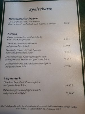 Menu photo 3 Gestütsgasthof Marbach Gomadingen, BW